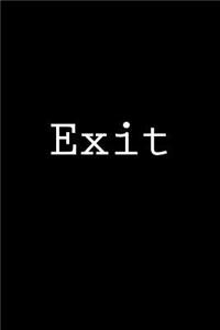 Exit: Notebook