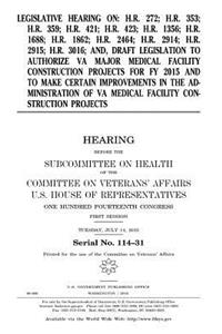 Legislative Hearing on