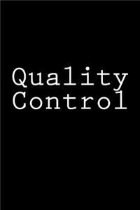 Quality Control