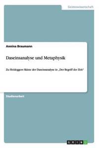 Daseinsanalyse und Metaphysik
