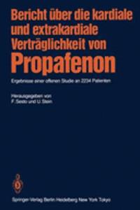 Bericht uber die kardiale und extrakardiale Vertraglichkeit von Propafenon