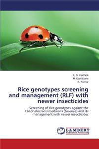 Rice genotypes screening and management (RLF) with newer insecticides