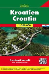 Croatia Road Map 1:500 000