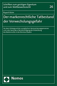 Der Markenrechtliche Tatbestand Der Verwechslungsgefahr