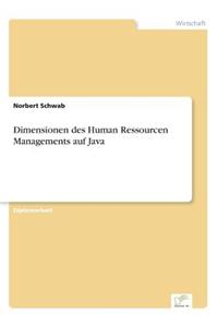 Dimensionen des Human Ressourcen Managements auf Java