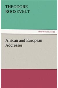 African and European Addresses