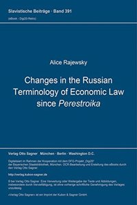 Changes in the Russian Terminology of Economic Law since Perestroika