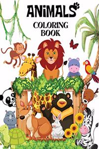 Animals coloring book