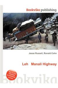 Leh Manali Highway