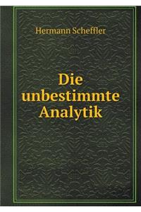 Die unbestimmte Analytik