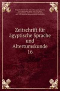 Zeitschrift fur agyptische Sprache und Altertumskunde
