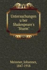 Untersuchungen uber Shakespeare's 
