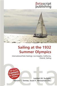 Sailing at the 1932 Summer Olympics
