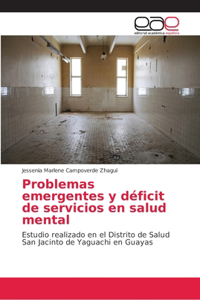 Problemas emergentes y déficit de servicios en salud mental