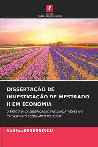 Dissertação de Investigação de Mestrado II Em Economia