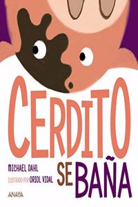 Cerdito se bana