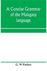 concise grammar of the Malagasy language