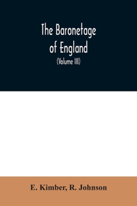 baronetage of England