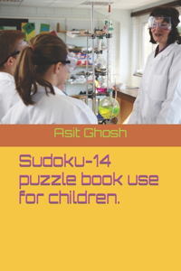 Sudoku-14 puzzle book use for children.