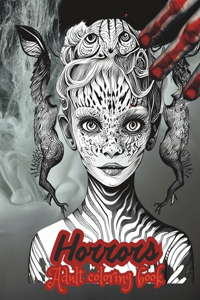 Horror Adult Coloring Book