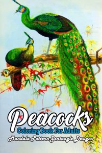 Peacock Coloring Book For Adults