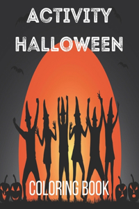 Activity halloween Coloring Book