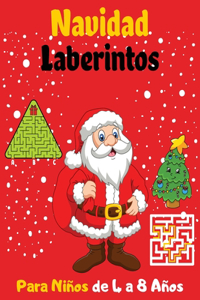 Navidad Laberintos Para Niños de 4 a 8 Años