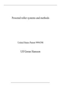 Powered roller systems and methods: United States Patent