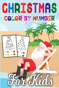 Christmas Color By Number For Kids