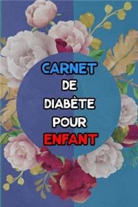 Carnet de diabète pour enfant