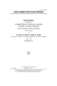 Indian Reservations Road Program