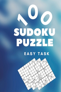 100 Sudoku Puzzle easy task