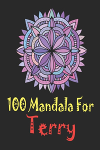 100 Mandala for Terry