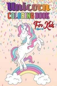 Unicorn Coloring Book for Kids Ages 4-8