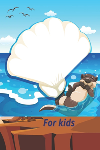 Otter coloring book for kids