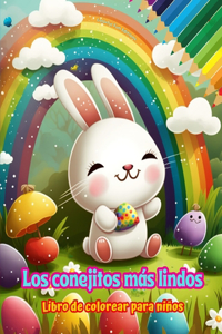 conejitos más lindos - Libro de colorear para niños - Escenas creativas y divertidas de risueños conejitos