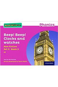 Read Write Inc. Phonics: Beep! Beep! Clocks and Watches (Pink Set 3 Non-fiction 2)