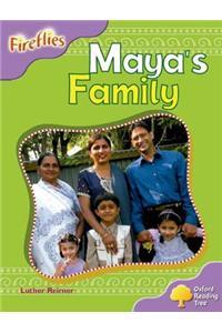 Oxford Reading Tree: Level 1+: Fireflies: Maya's Family