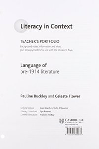 Language of Pre-1914 Literature Teacher's Portfolio