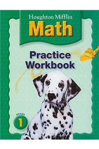 Houghton Mifflin Math (C) 2005: Practice Workbook Grade 1