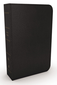 NKJV, Minister's Bible, Genuine Leather, Black, Red Letter, Comfort Print