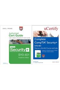 Comptia Security+ Sy0-401 Pearson Ucertify Course and Labs and Textbook Bundle