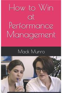 How to Win at Performance Management