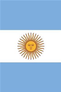 Argentina Flag Notebook - Argentine Flag Book - Argentina Travel Journal