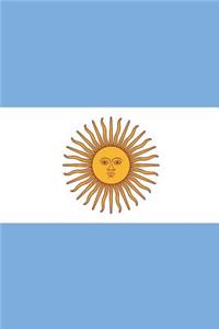 Argentina Flag Notebook - Argentine Flag Book - Argentina Travel Journal