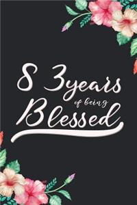 Blessed 83rd Birthday Journal