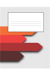 ORANGE Composition Notebook