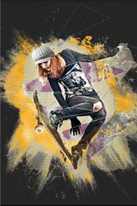 Cool Skater Girl Sports Journal