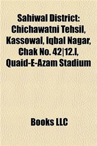 Sahiwal District Sahiwal District