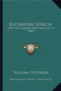Extempore Speech